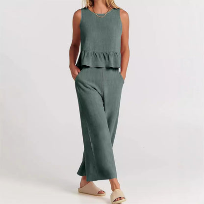 Ladies Loose Fit Tank Top Soft and Airy Blend - Nocini