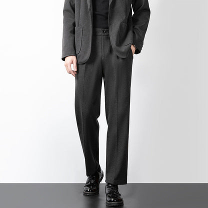 Slim Fit Formal Mens Wool Trousers