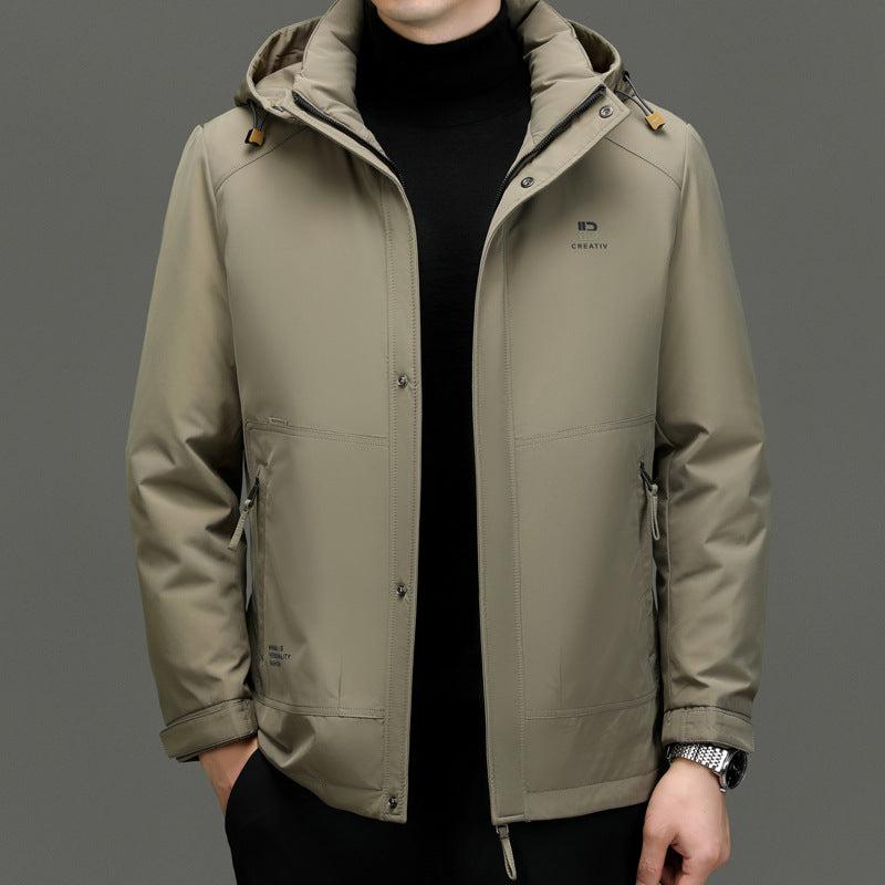 Warm Water Resistant Men's Puffer Jacket