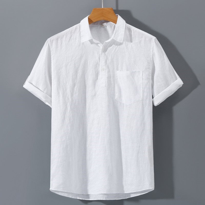Casual Fit Short Sleeve Polo Shirt for Men