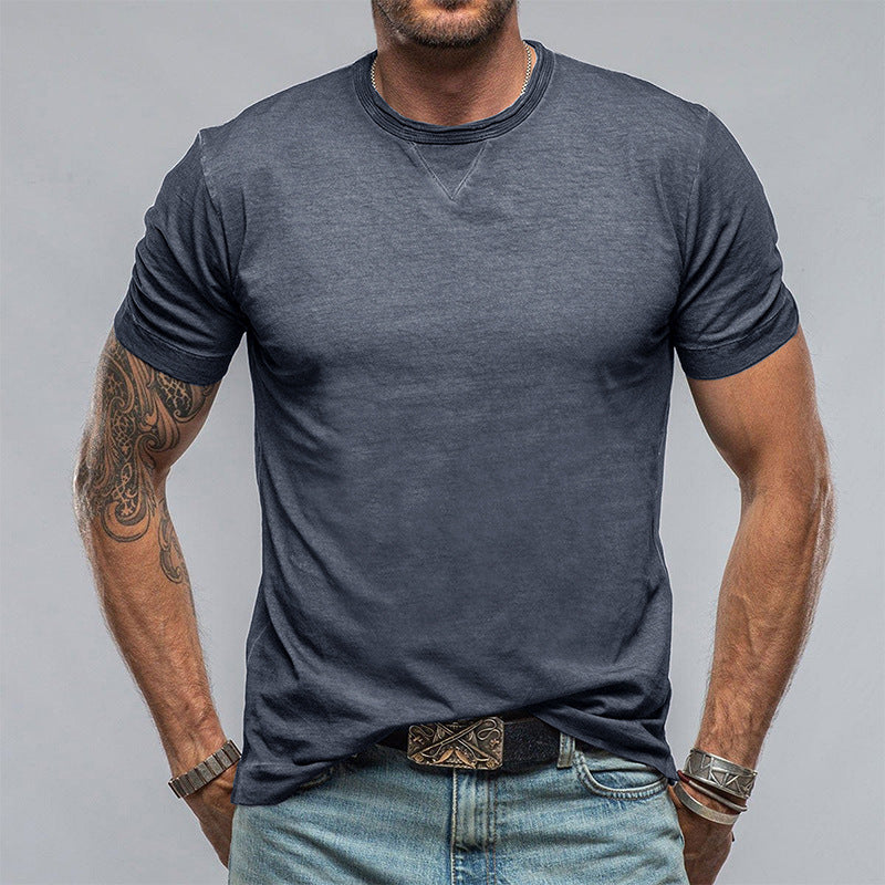 Casual Men's Short Sleeve Soft Tee Shirt