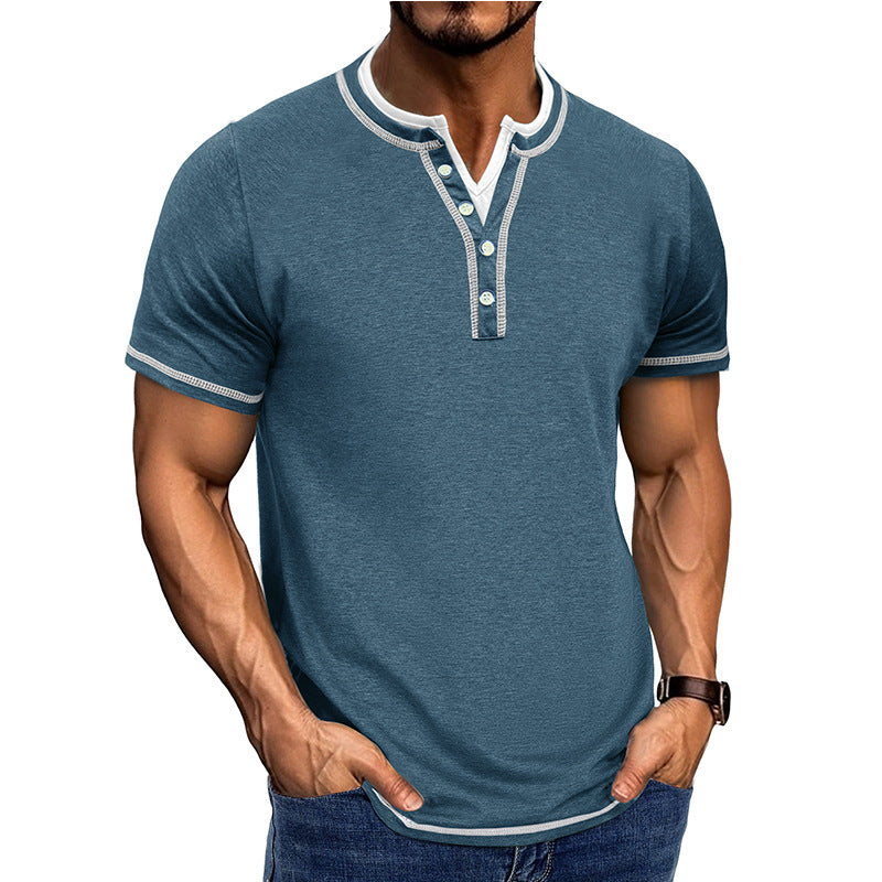 Classic Men's Short Sleeve Casual Tee