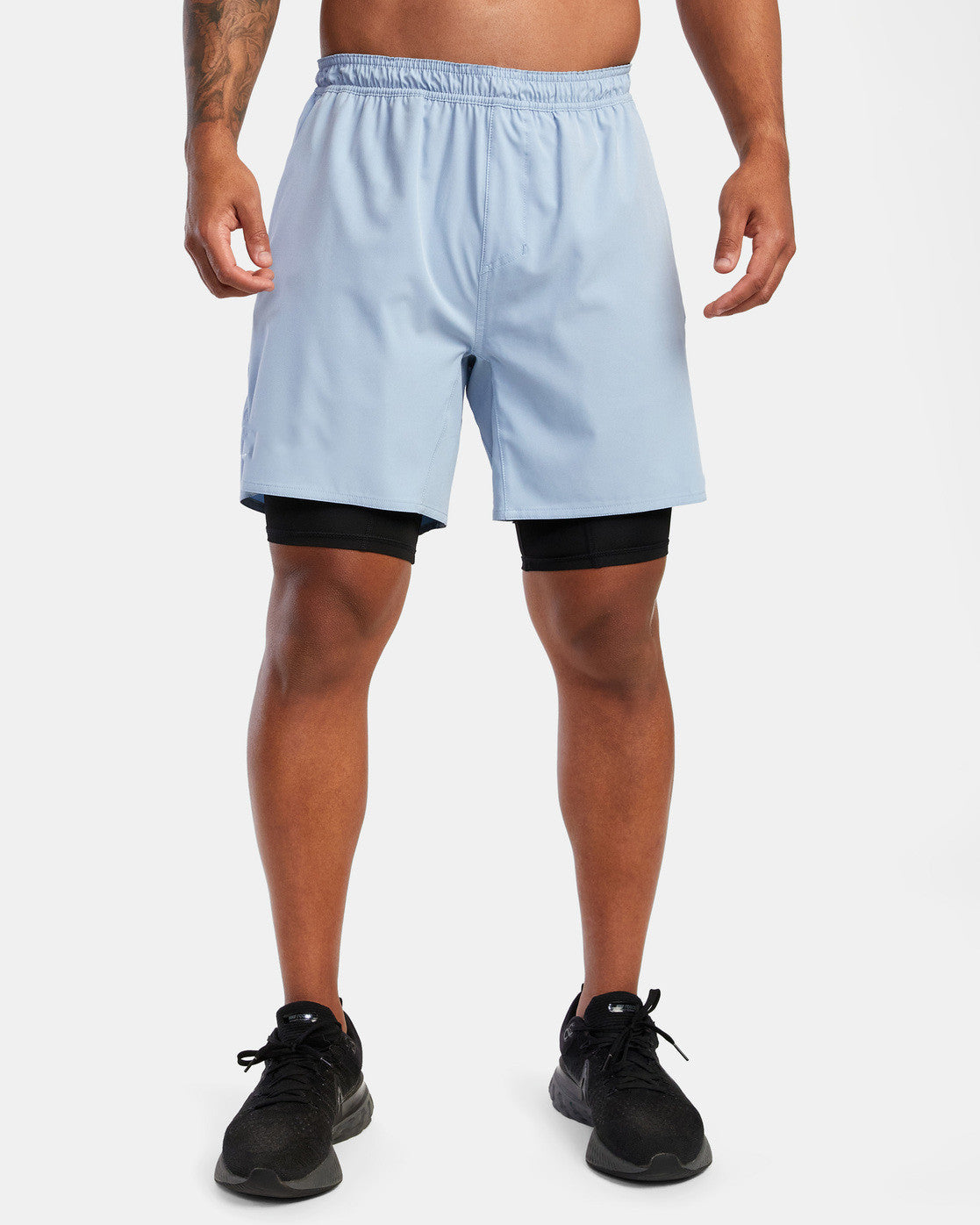 Men's Athletic Shorts - Moisture Wicking - Elastic Waistband