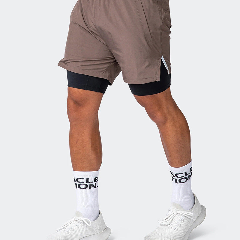 Men's Athletic Shorts - Lightweight - Slim Fit - Moisture Wicking