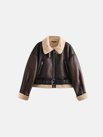 Short Fuzzy Winter Jacket