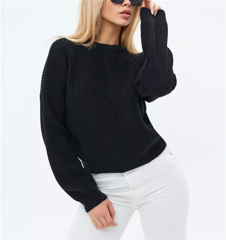 Cozy Large Cable Knit Sweater