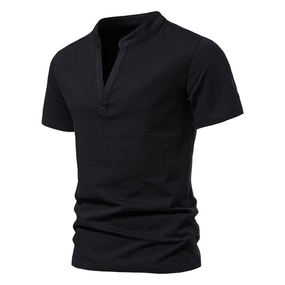 Classic Men's V-Neck Tee - Soft & Relaxed Fit