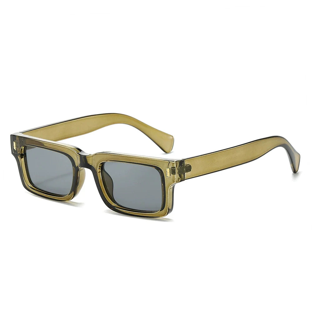 Trendy Square Shades - Classic Thick Frame Sunglasses - Nocini