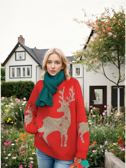 Comfy Holiday Crew Neck Sweater
