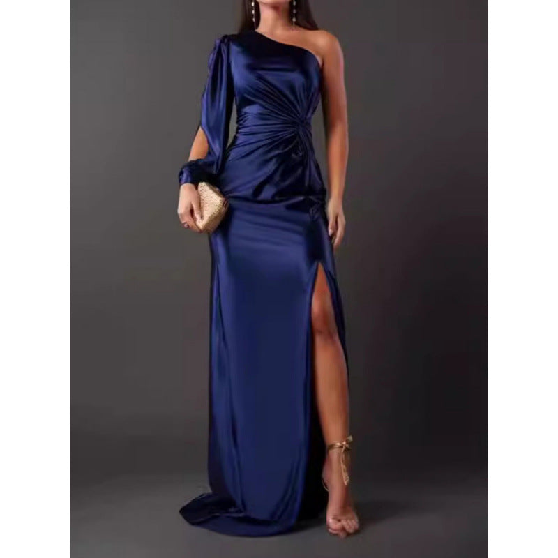 Elegant Women's Maxi One Shoulder Dress