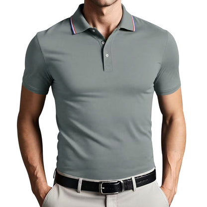 Men's Slim Fit Breathable Polo Shirt