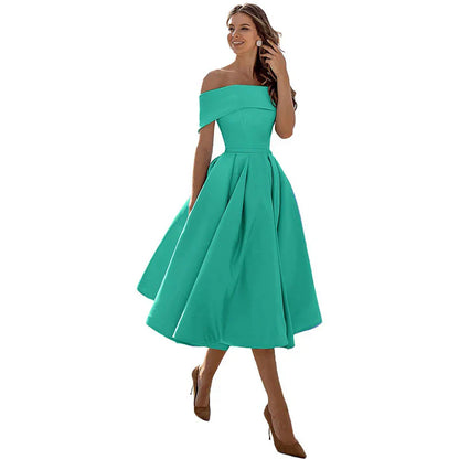Ladies' Casual Off Shoulder Dress