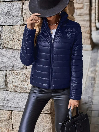 Slim Fit Women's Padded Zip Jacket