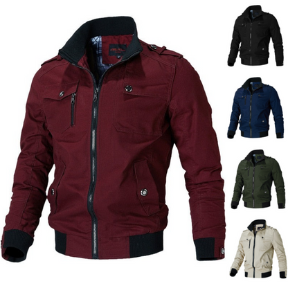 Relaxed Fit Mens Bomber Jacket