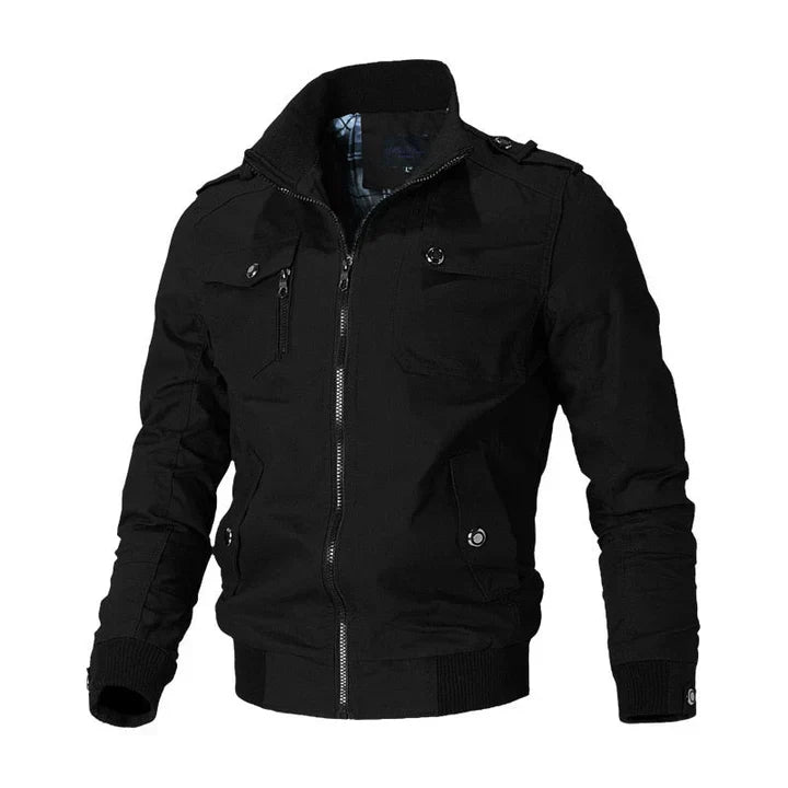 Classic Flight Leather Jacket - Olytrend