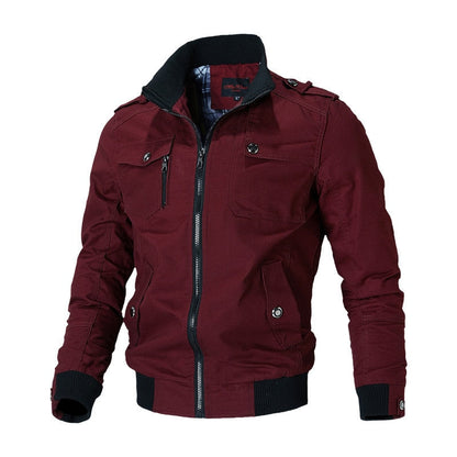 Relaxed Fit Mens Bomber Jacket
