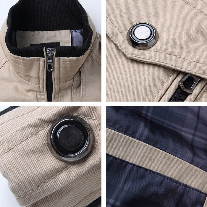 Relaxed Fit Mens Bomber Jacket