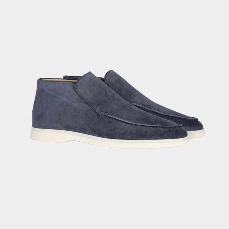 Classic Leather Mens Slip On Loafers