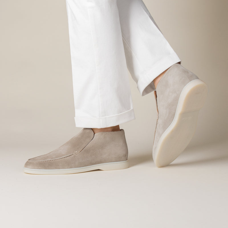 Classic Leather Mens Slip On Loafers