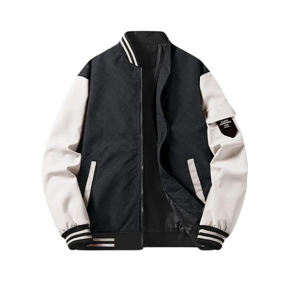 Relaxed Fit Mens Baseball Jacket