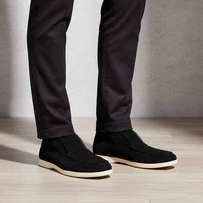 Soft Suede Leather Caleb Shoes - Pexav