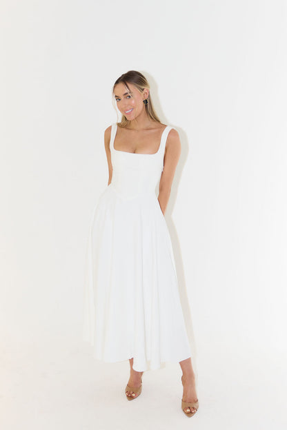 Casual Sleeveless Summer Midi Dress for Women