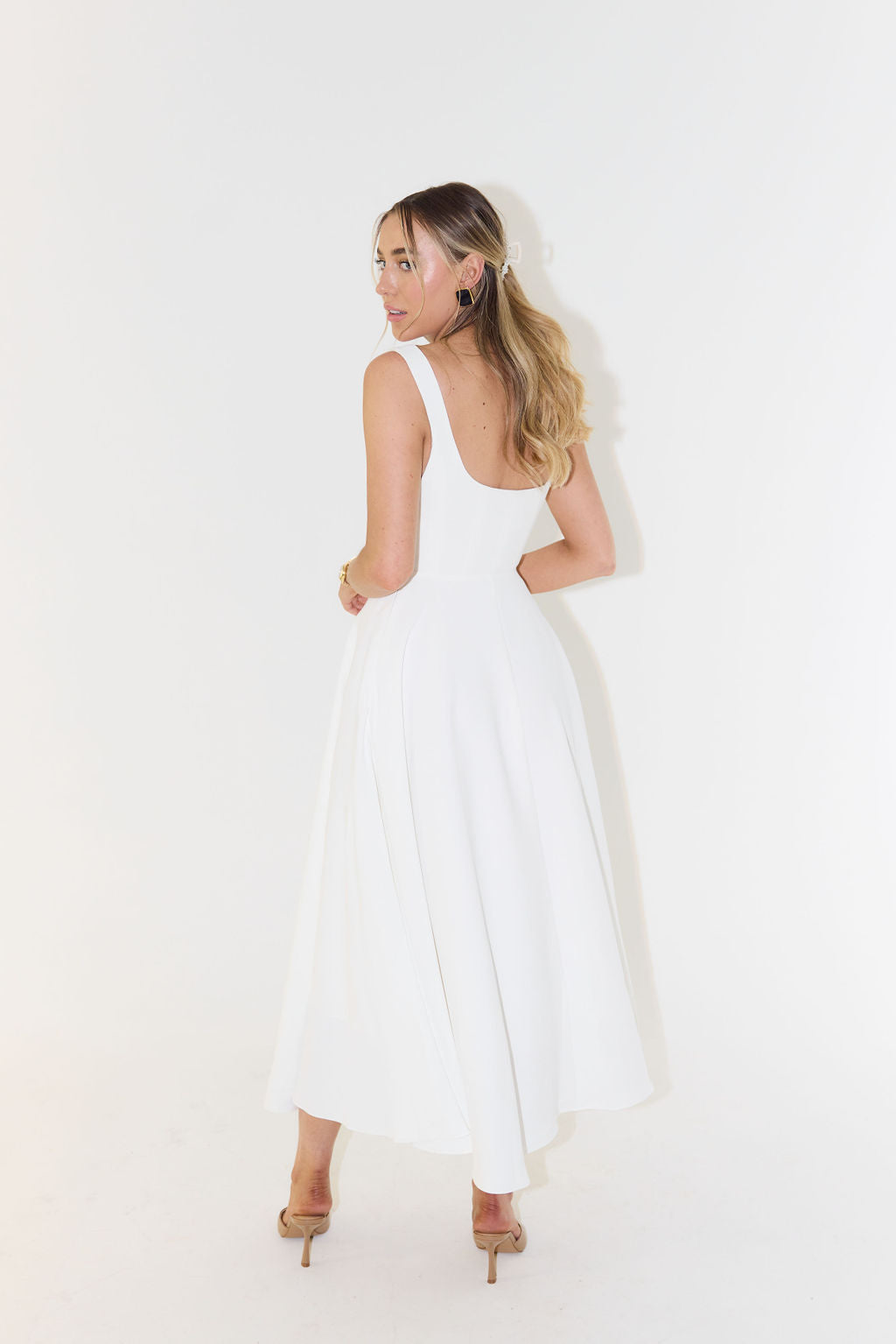 Casual Sleeveless Summer Midi Dress for Women