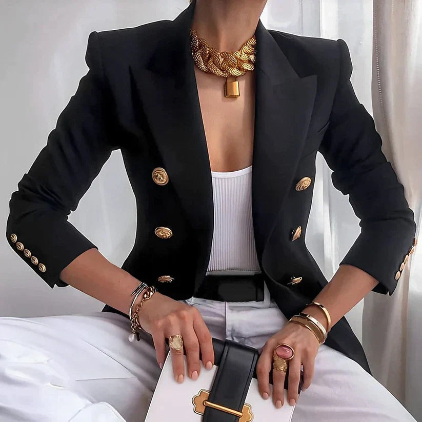 Vintage Style Women's Classic Fit Blazer