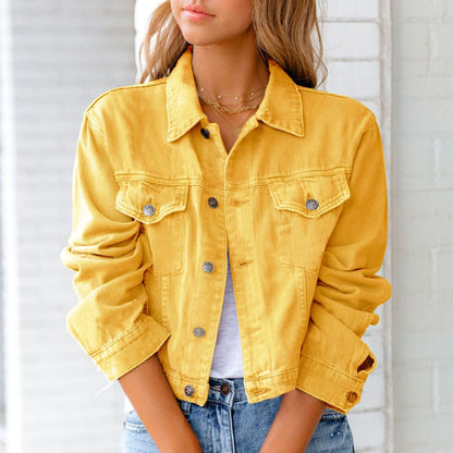 Fitted Blue Jean Jacket