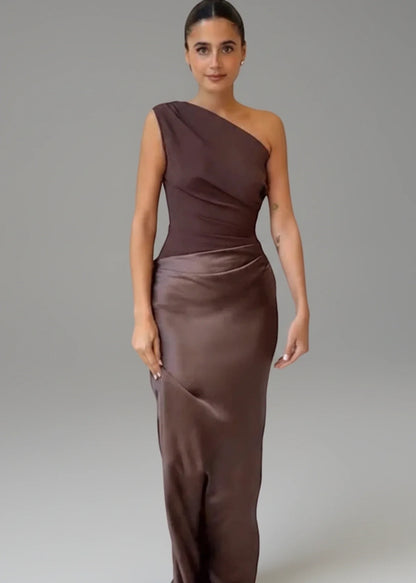 Elegant Off Shoulder Long Gown for Ladies - Olytrend
