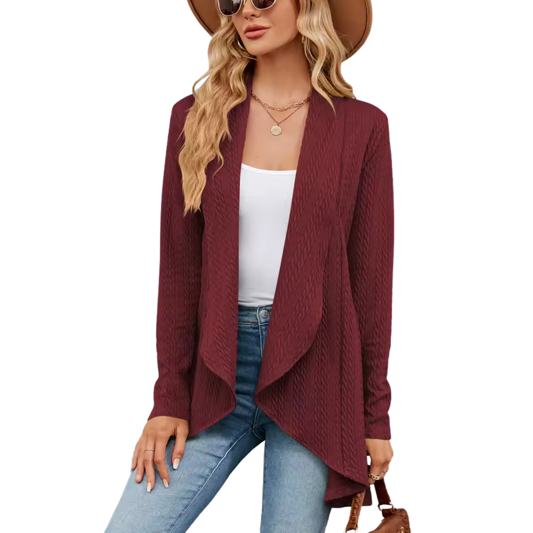 Warm Cozy Women's Fall Cardigan Sweater - Olytrend