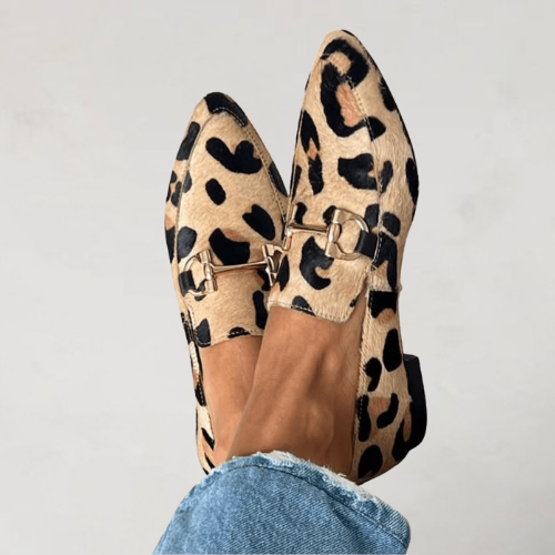 Ladies Slip On Shoes with Embellished Details - Nocini