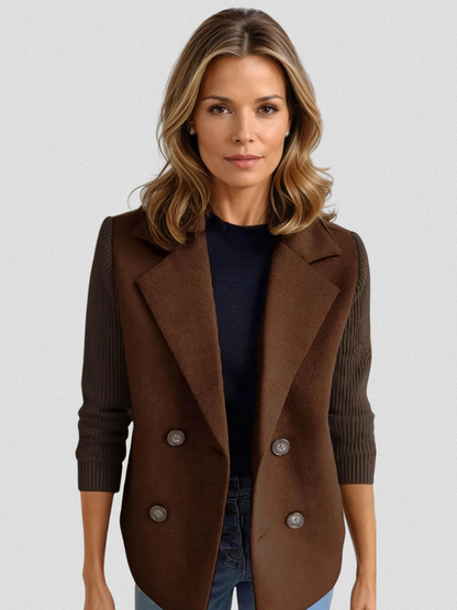 Chic Womens Tailored Blazer Sweater