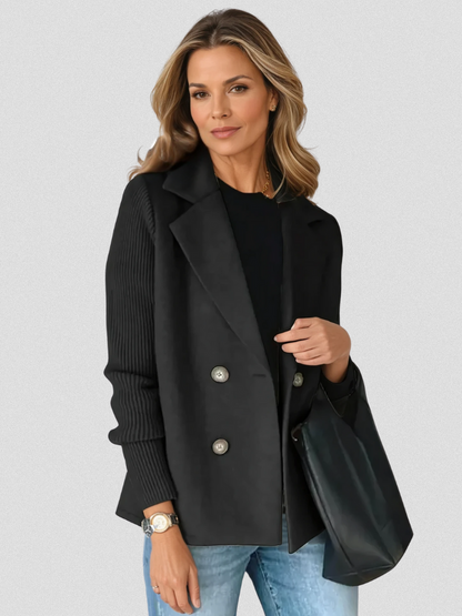 Chic Womens Tailored Blazer Sweater