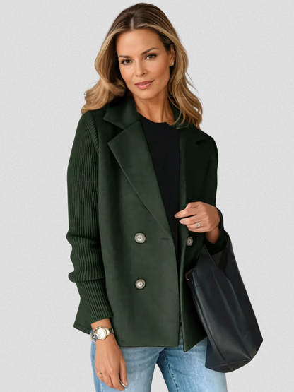 Chic Womens Tailored Blazer Sweater