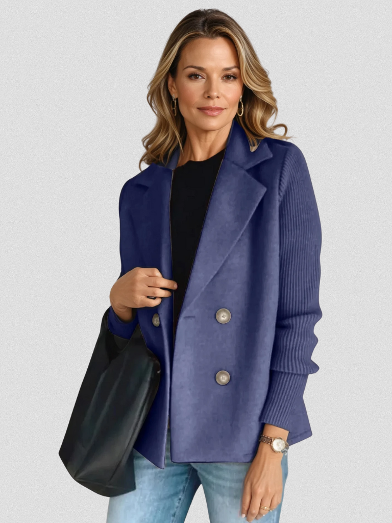 Chic Womens Tailored Blazer Sweater