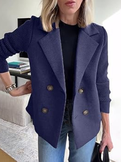 Chic Womens Tailored Blazer Sweater
