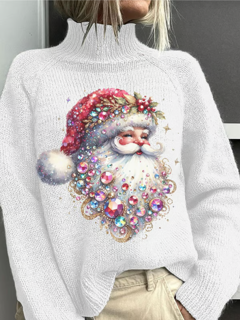 Fun Santa Christmas Tree Sweater - Olytrend