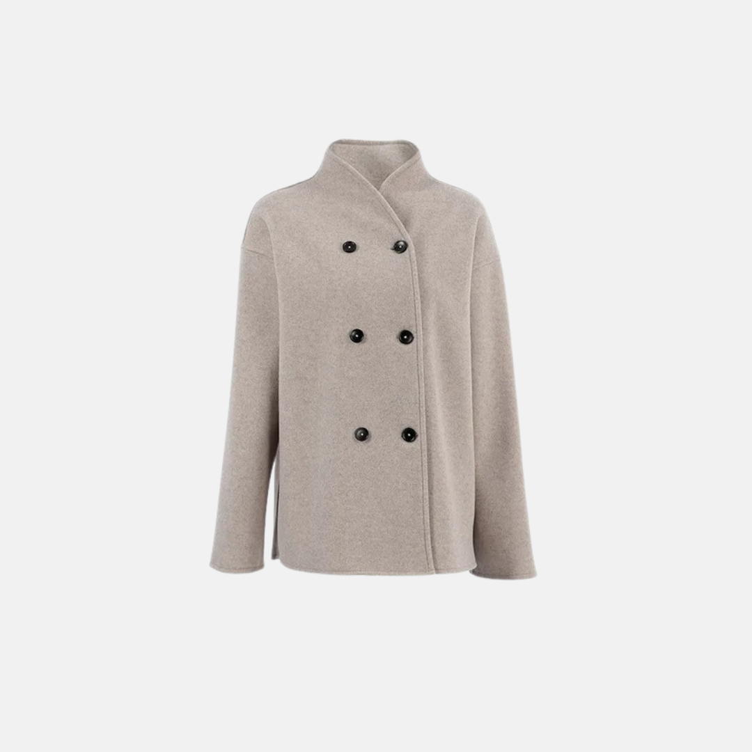 Classic Ladies Warm Woolen Coat - Olytrend