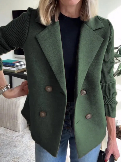 Chic Womens Tailored Blazer Sweater