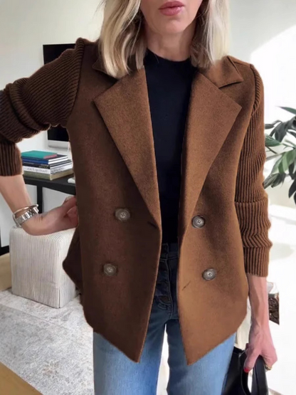 Chic Womens Tailored Blazer Sweater