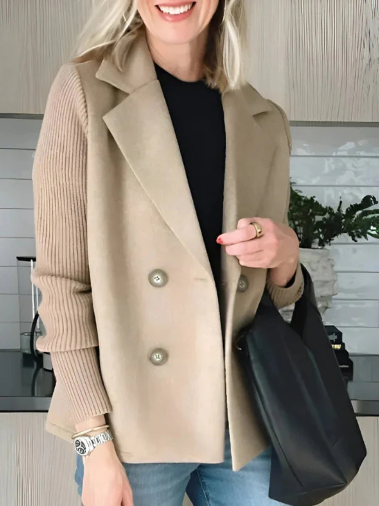 Chic Womens Tailored Blazer Sweater