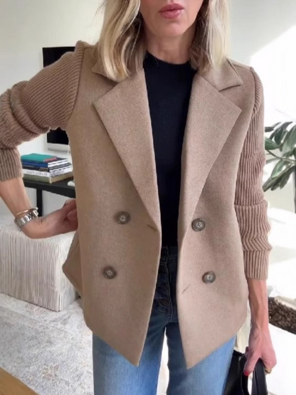 Chic Womens Tailored Blazer Sweater