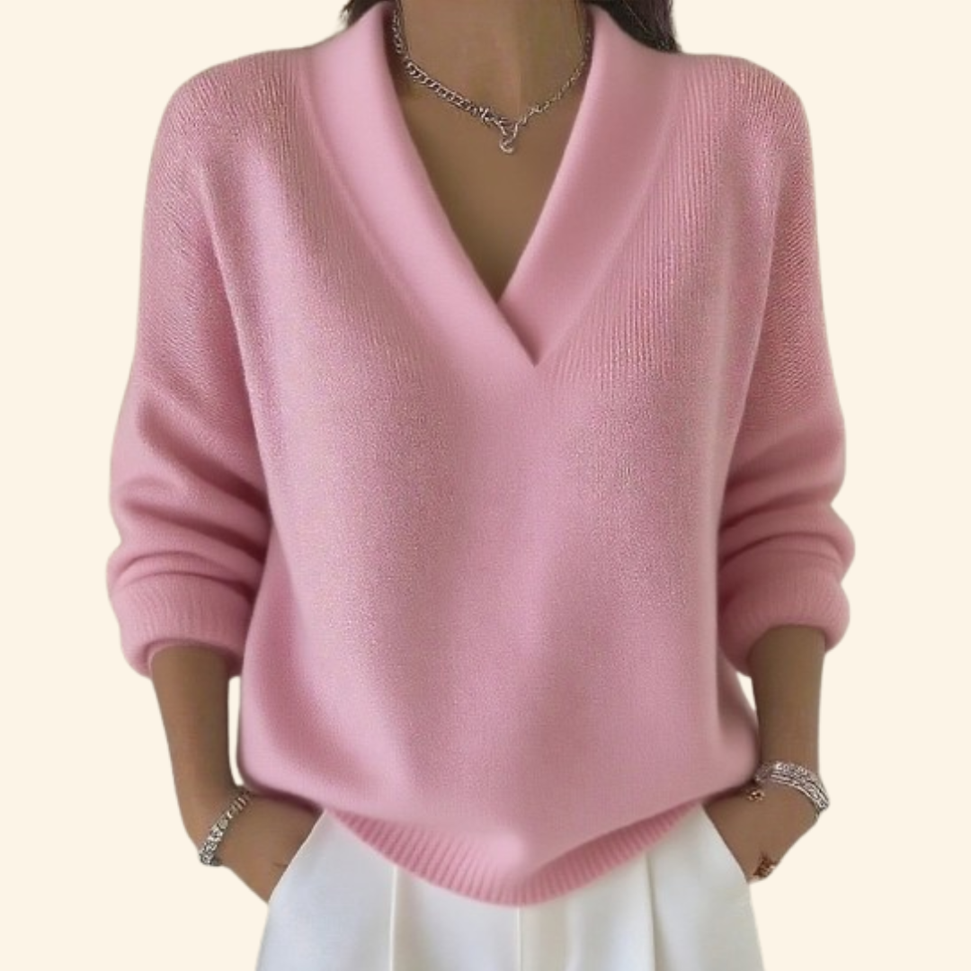 Comfortable Women's V-Neck Top