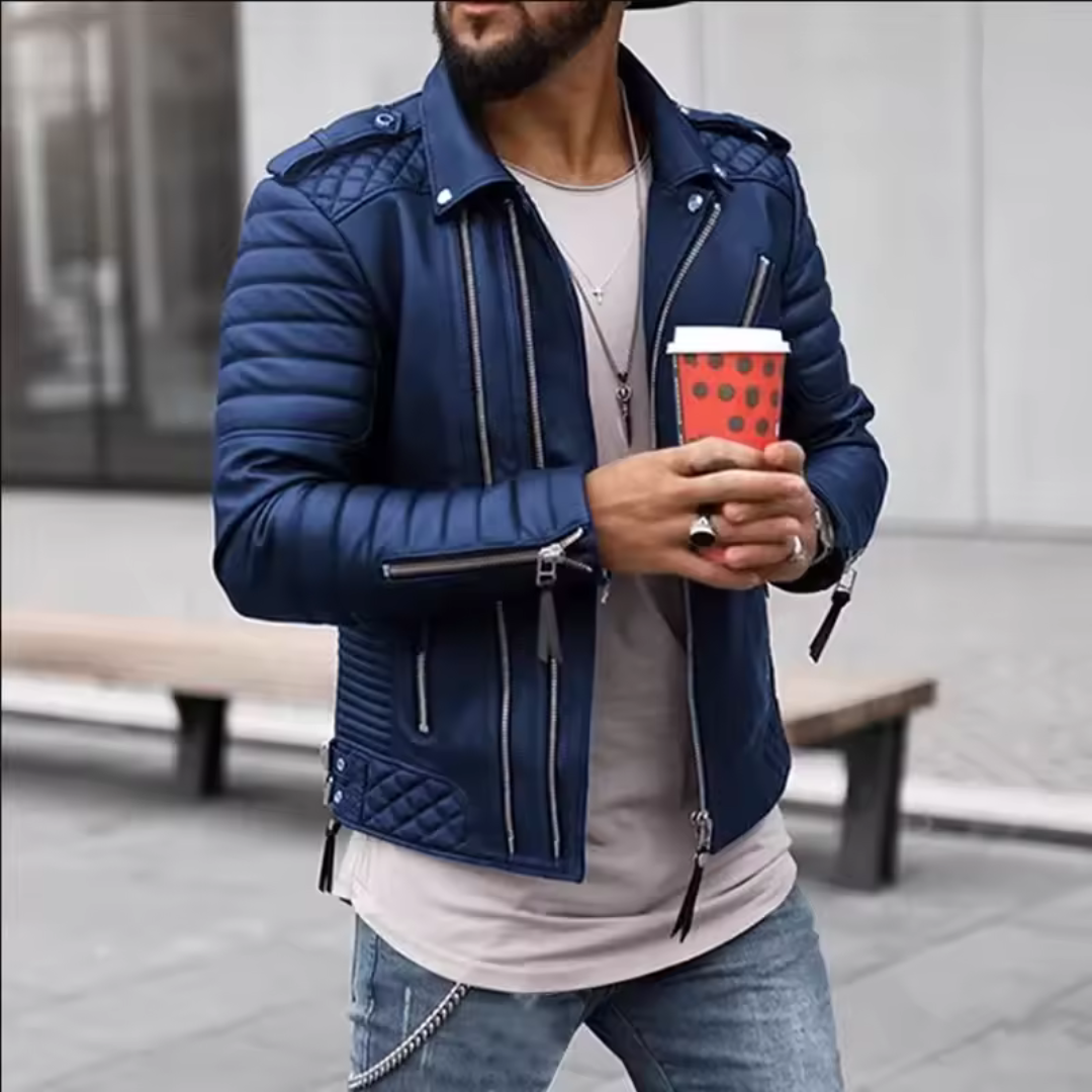 Classic Genuine Leather Mens Coat