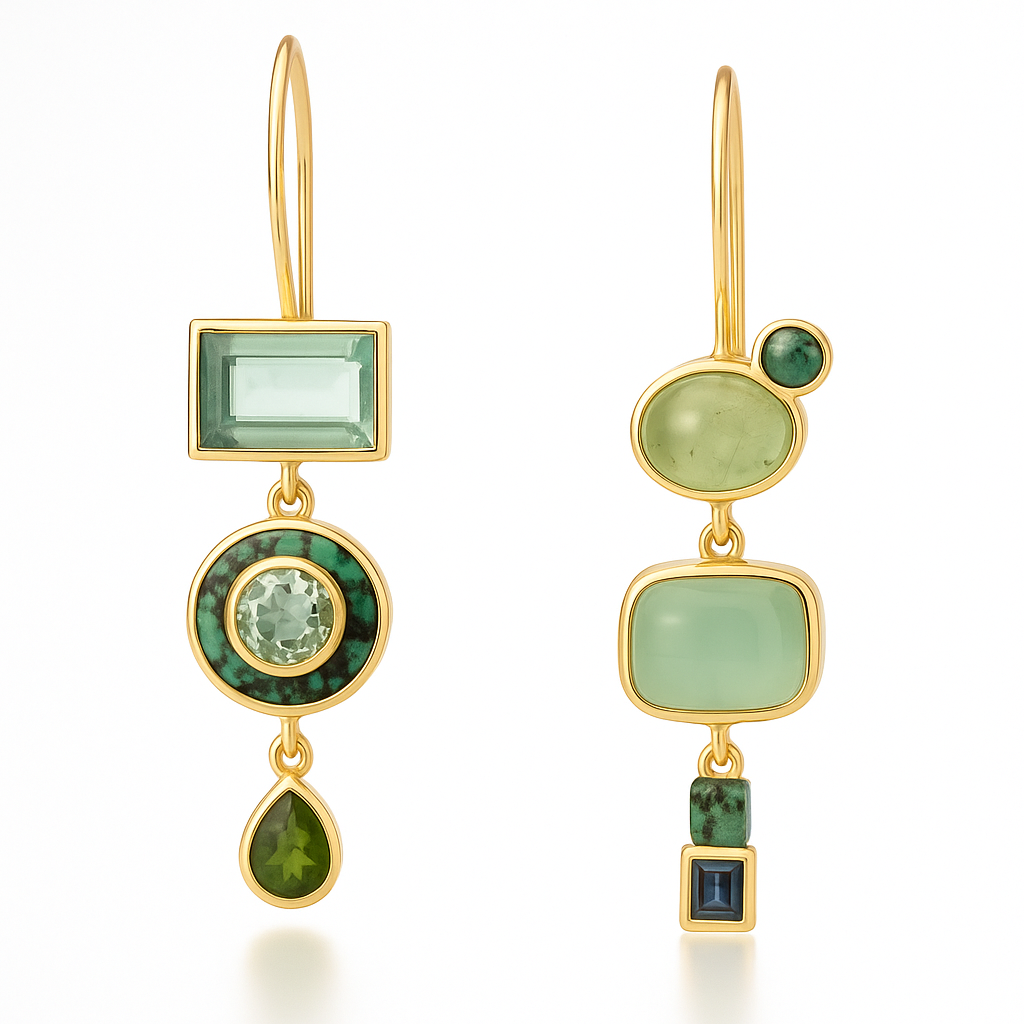 Vintage Style Long Drop Earrings - Nocini