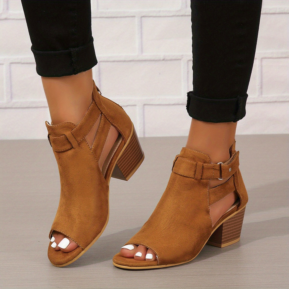 Women's High Heel Open Toe Summer Sandals