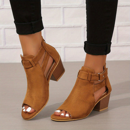Women's High Heel Open Toe Summer Sandals