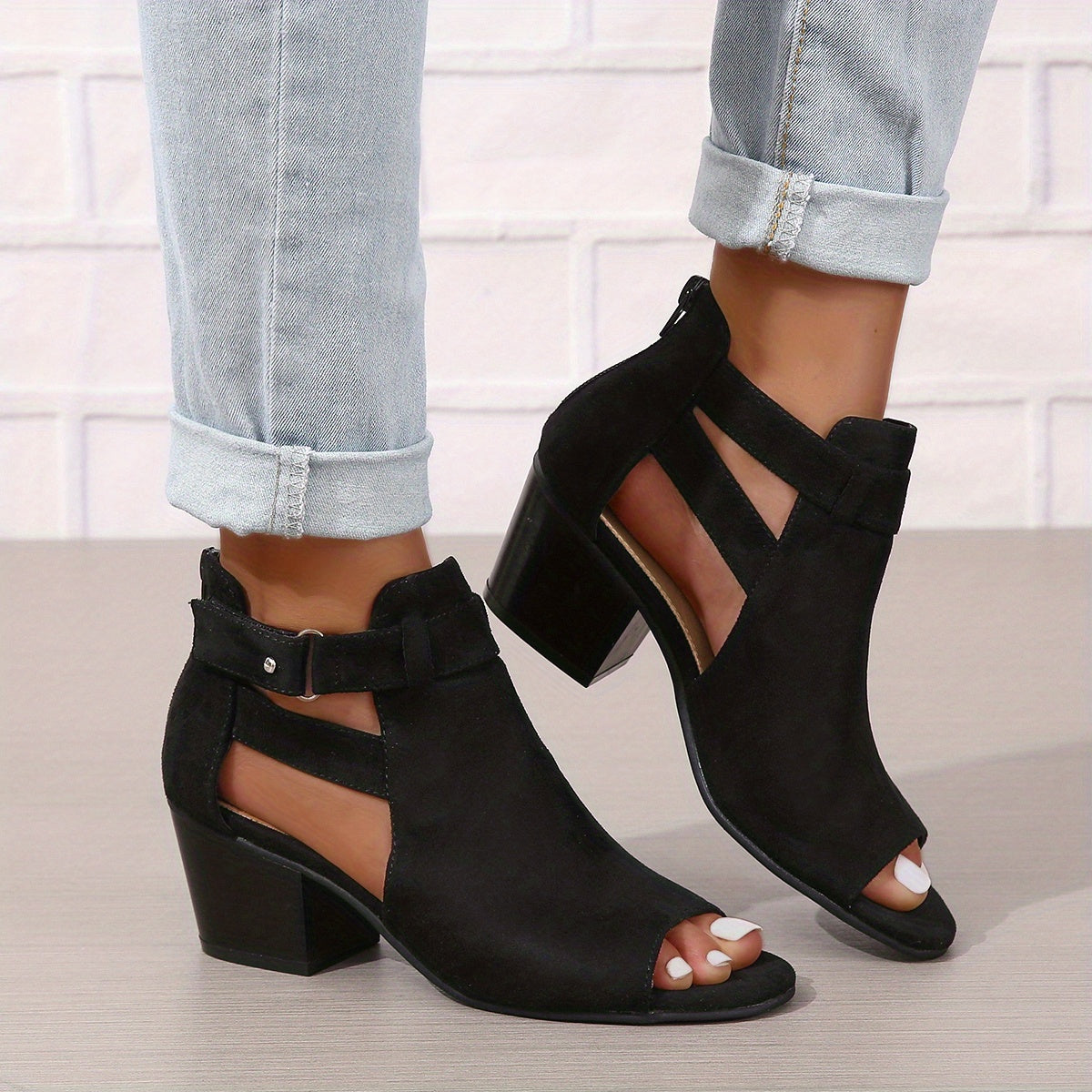 Women's High Heel Open Toe Summer Sandals - Nocini
