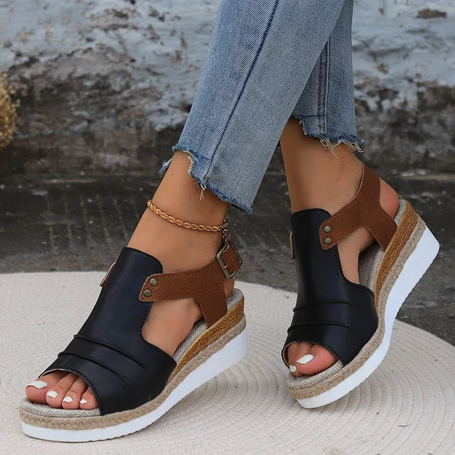 Comfortable High Heel Summer Sandals for Women - Nocini